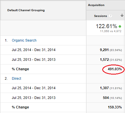 seo case study in Brisbane